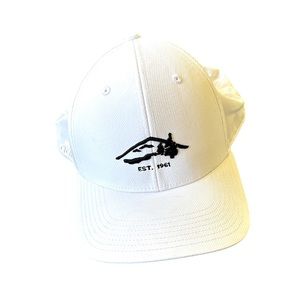 White Adidas OSFM golf cap